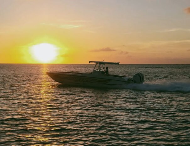 our-toy-boat-tours-stlucia-scenic-sunset-card